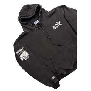 TommyInnit Influential Again Hoodie Mens Small Black Graphic 1-800-BIGMAN 2022